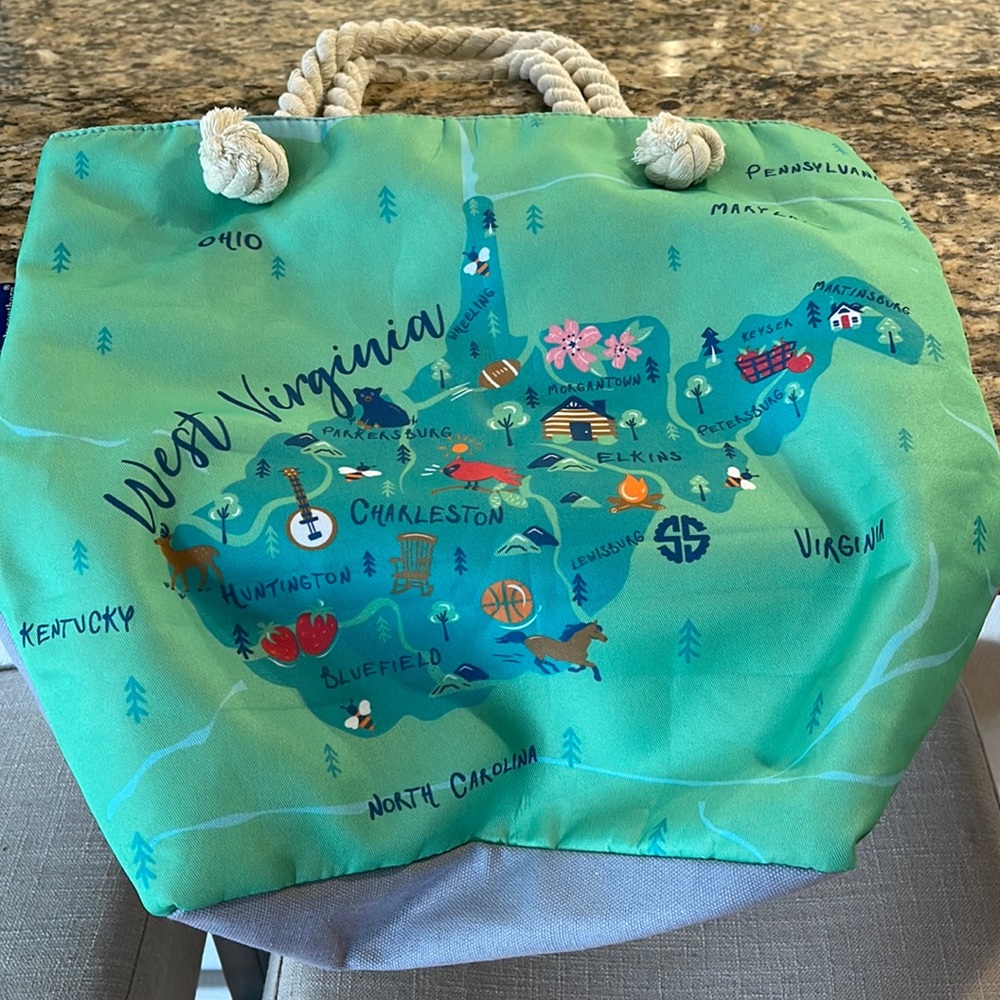 Simply southern West Virginia tote